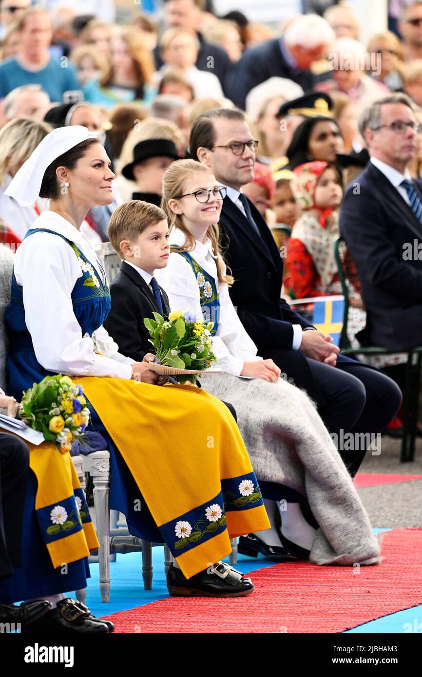 STOCKHOLM 20220606 Sweden's Crown Princess Victoria, Prince Oscar