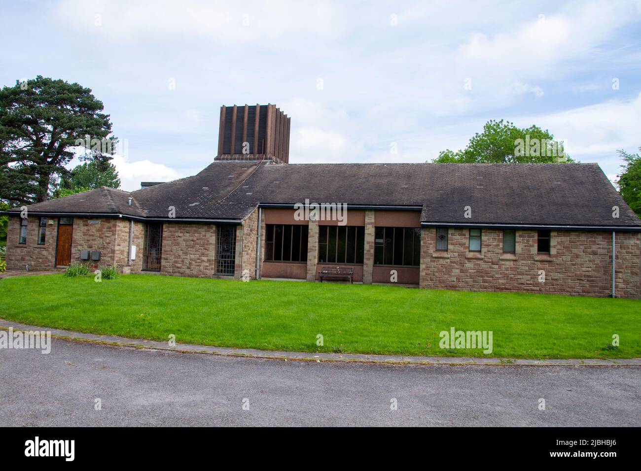 St John the Baptist church Barlaston Staffordshire Stock Photo Alamy