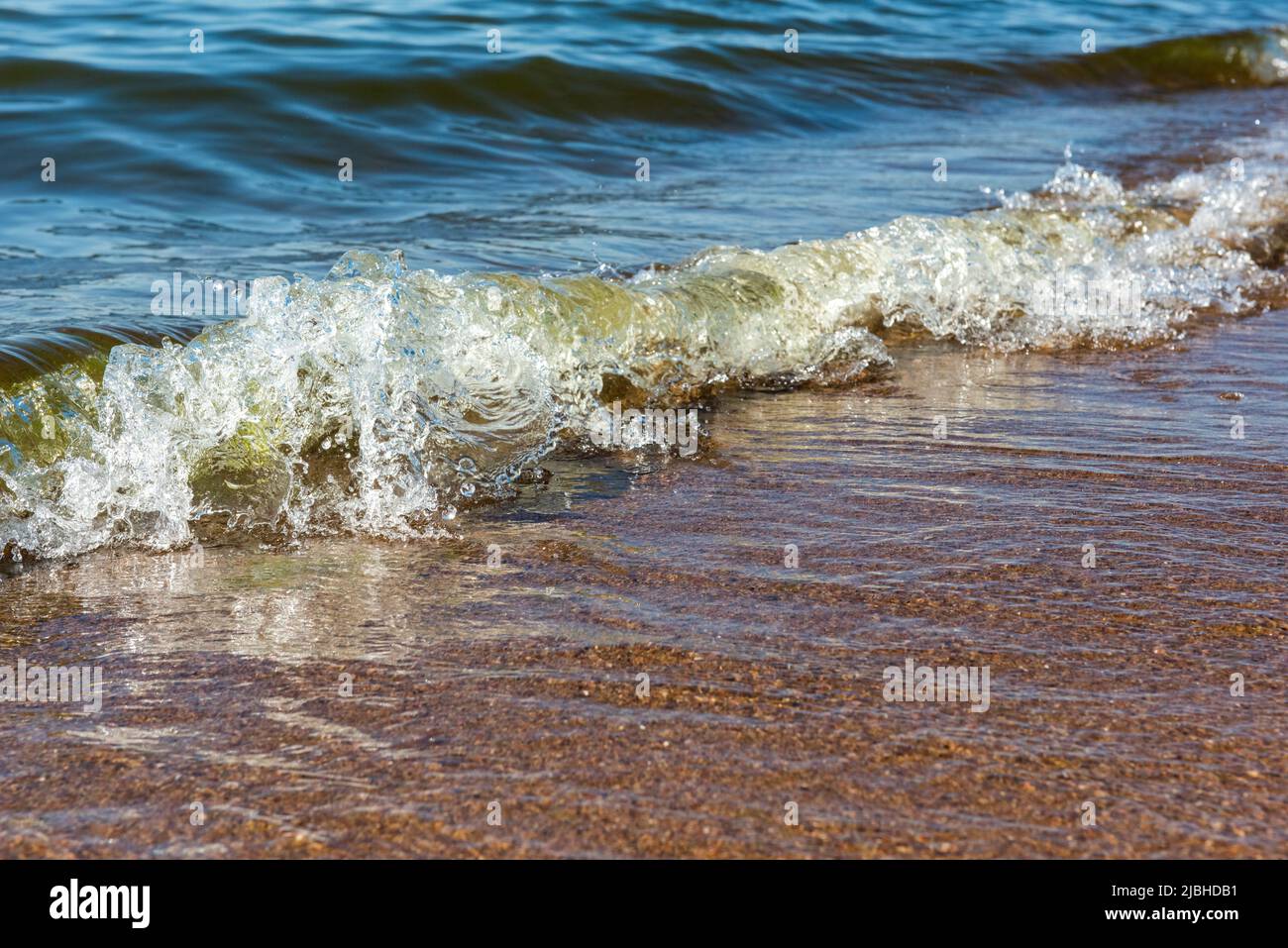 Baltic Sea Latvia With People Summer Saulkrasti Stock Photo Alamy