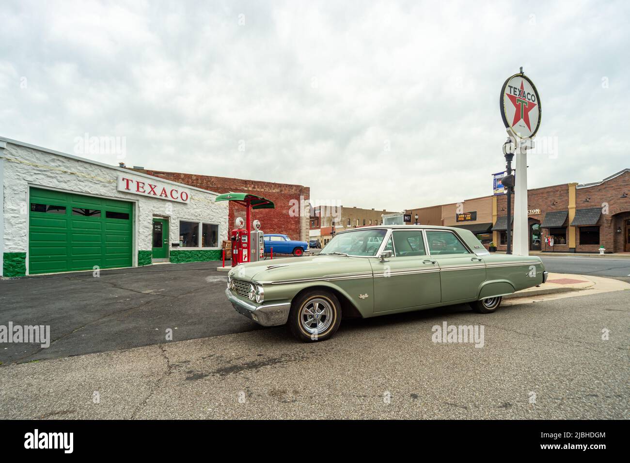 Gearhead Curios, restored Texaco Gas station or Service Station, Galena