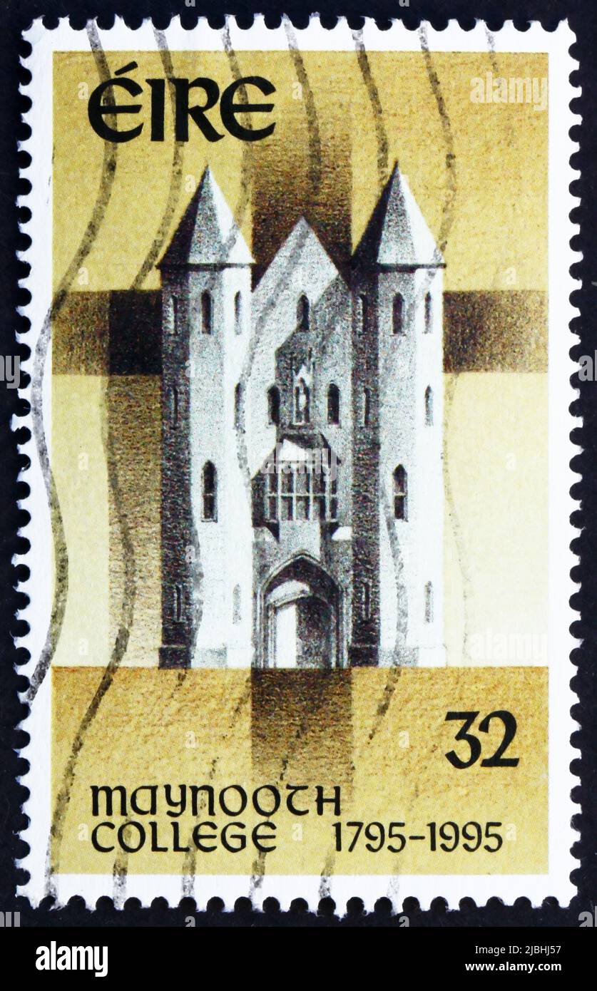 IRELAND - CIRCA 1995: a stamp printed in the Ireland shows St. Patrick’s College, Maynooth, Bicentennial, circa 1995 Stock Photo