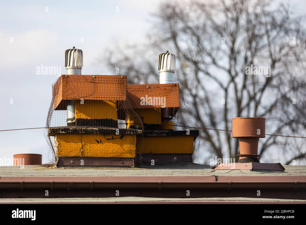 Roof turbine vent hi-res stock photography and images - Alamy