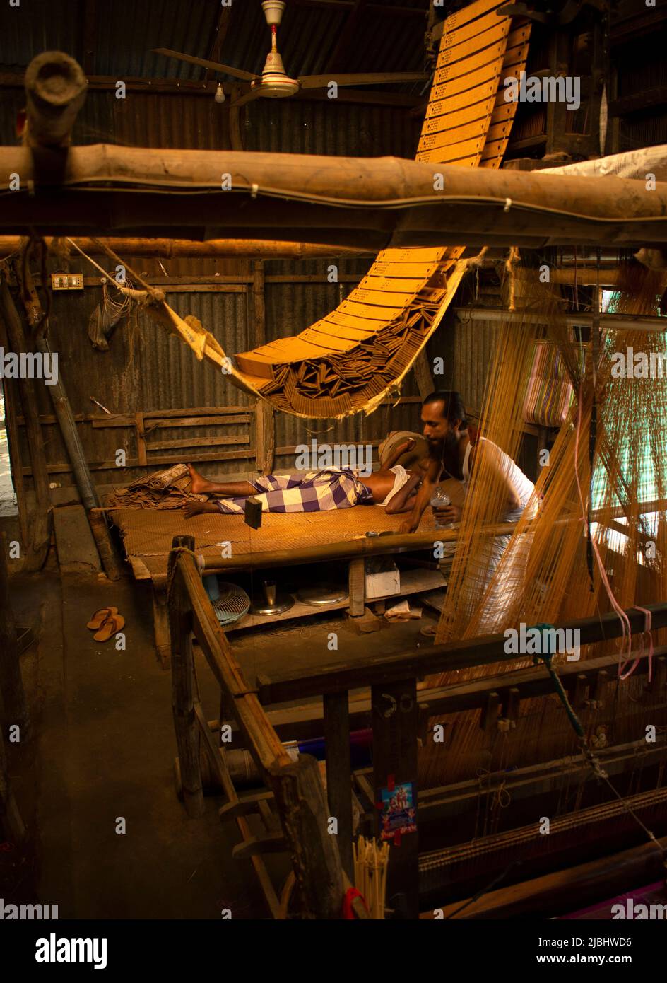 Weavers From Bangladesh 008 Stock Photo