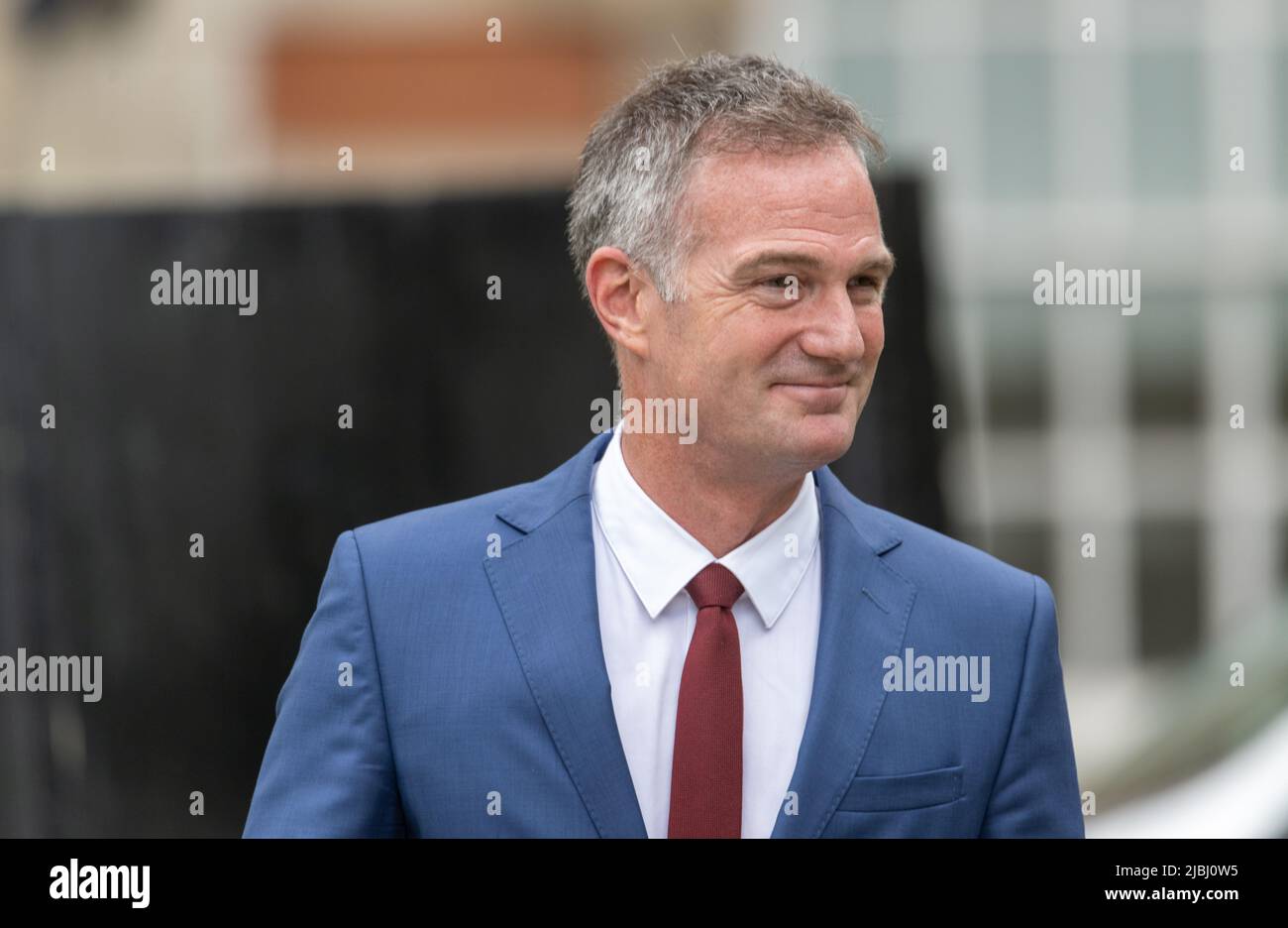 London, UK. 6th June, 2022. MP's in Westminster on the day of the no confidence vote on Boris Johnson, MP, Prime Minister, Pictured Peter Kyle, Labour MP for Hove, Credit: Ian Davidson/Alamy Live News Stock Photo
