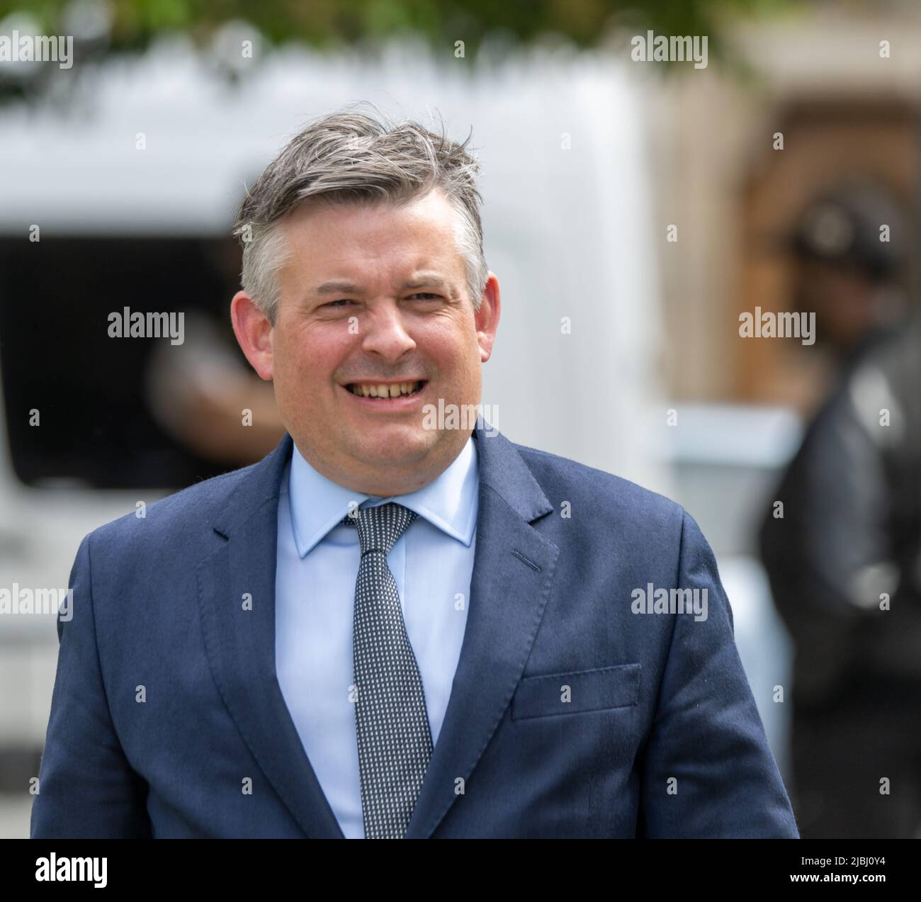 London, UK. 6th June, 2022. MP's in Westminster on the day of the no confidence vote on Boris Johnson, MP, Prime Minister, Pictured Jonathan Ashworth Labour MP for Leicester South and Shadow Work and Pensions Secretary Credit: Ian Davidson/Alamy Live News Stock Photo