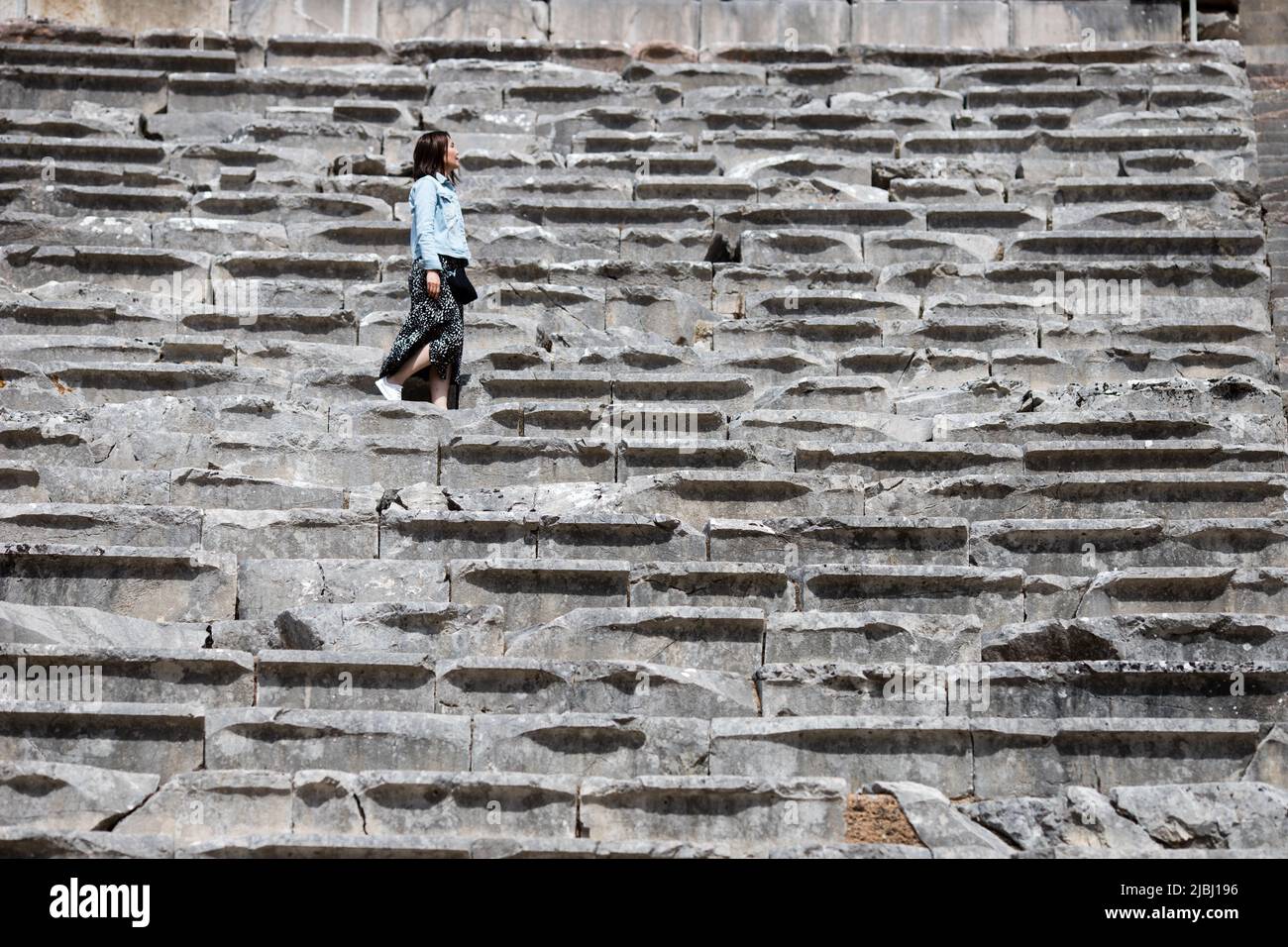Scenes from historic Greek sites of Epidaurus and Mycenae Stock Photo ...