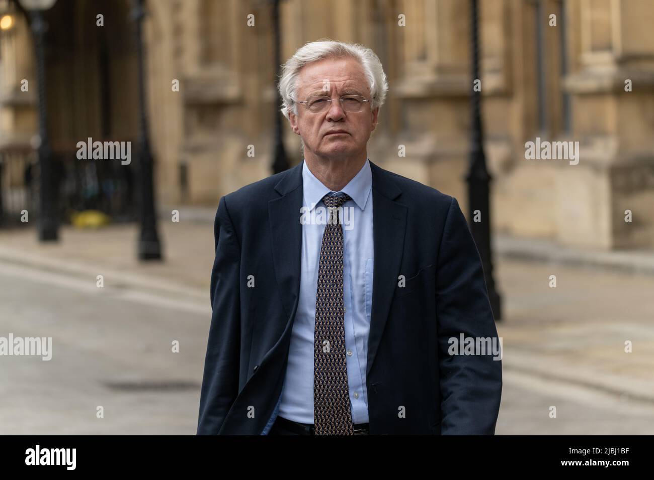 London, UK. 6th June, 2022. MP's in Westminster on the day of the no confidence vote on Boris Johnson, MP, Prime Minister, Pictured David Davis MP for Haltemprice and Howden Credit: Ian Davidson/Alamy Live News Stock Photo