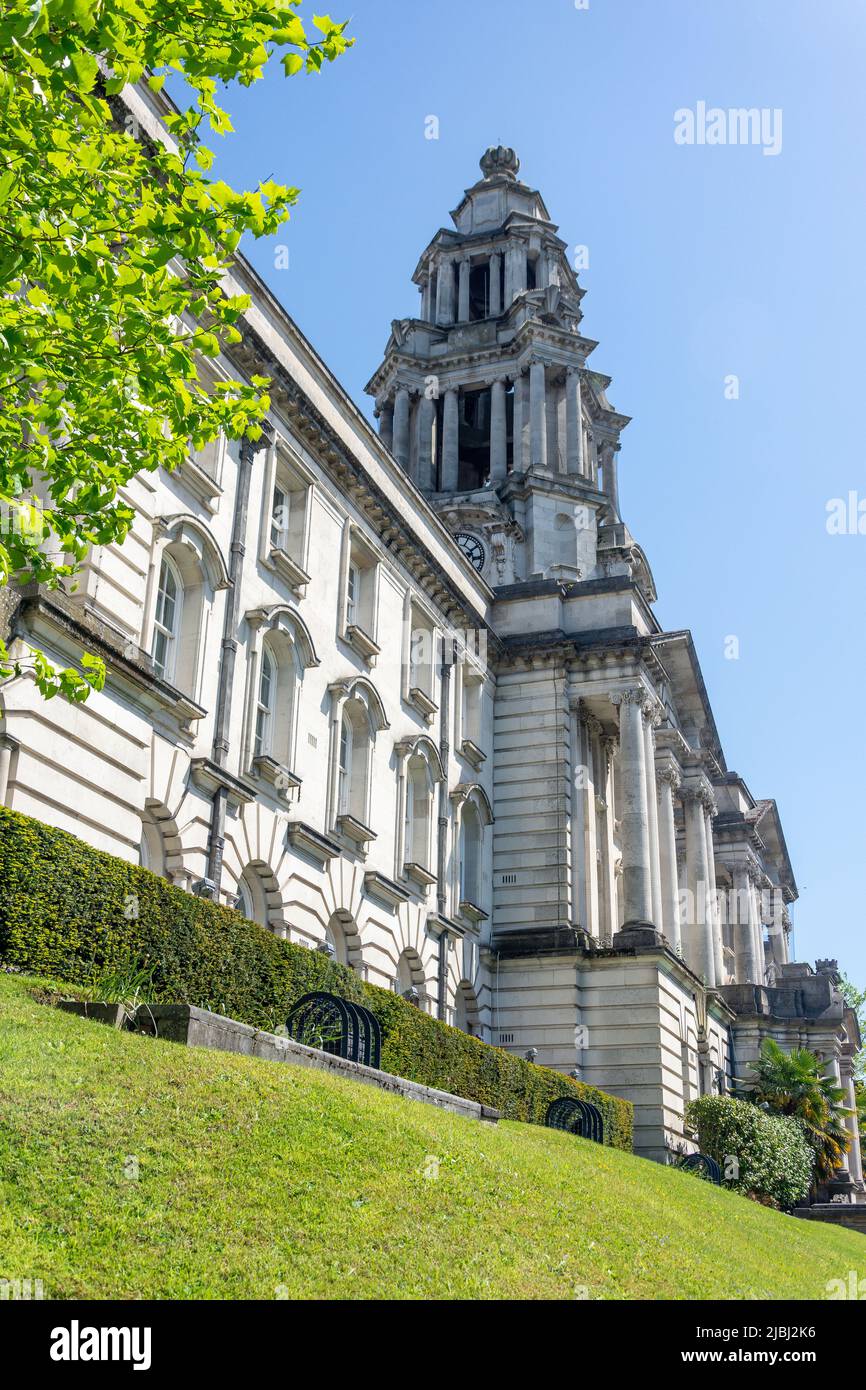 Stockport Town Hall, Wellington Road, Stockport, Greater Manchester, England, United Kingdom Stock Photo