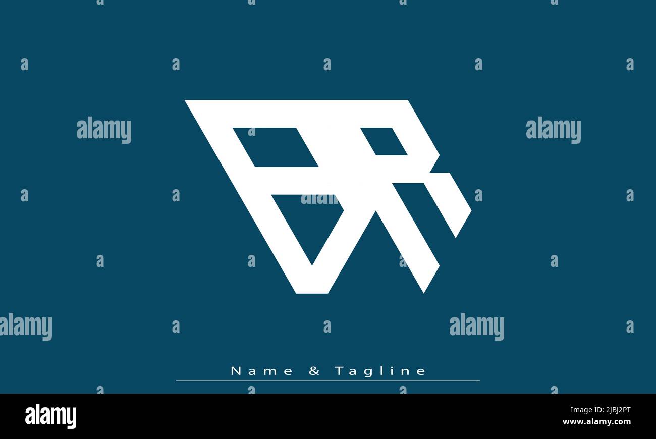 Alphabet letters Initials Monogram logo BR, RB Stock Vector Image & Art ...