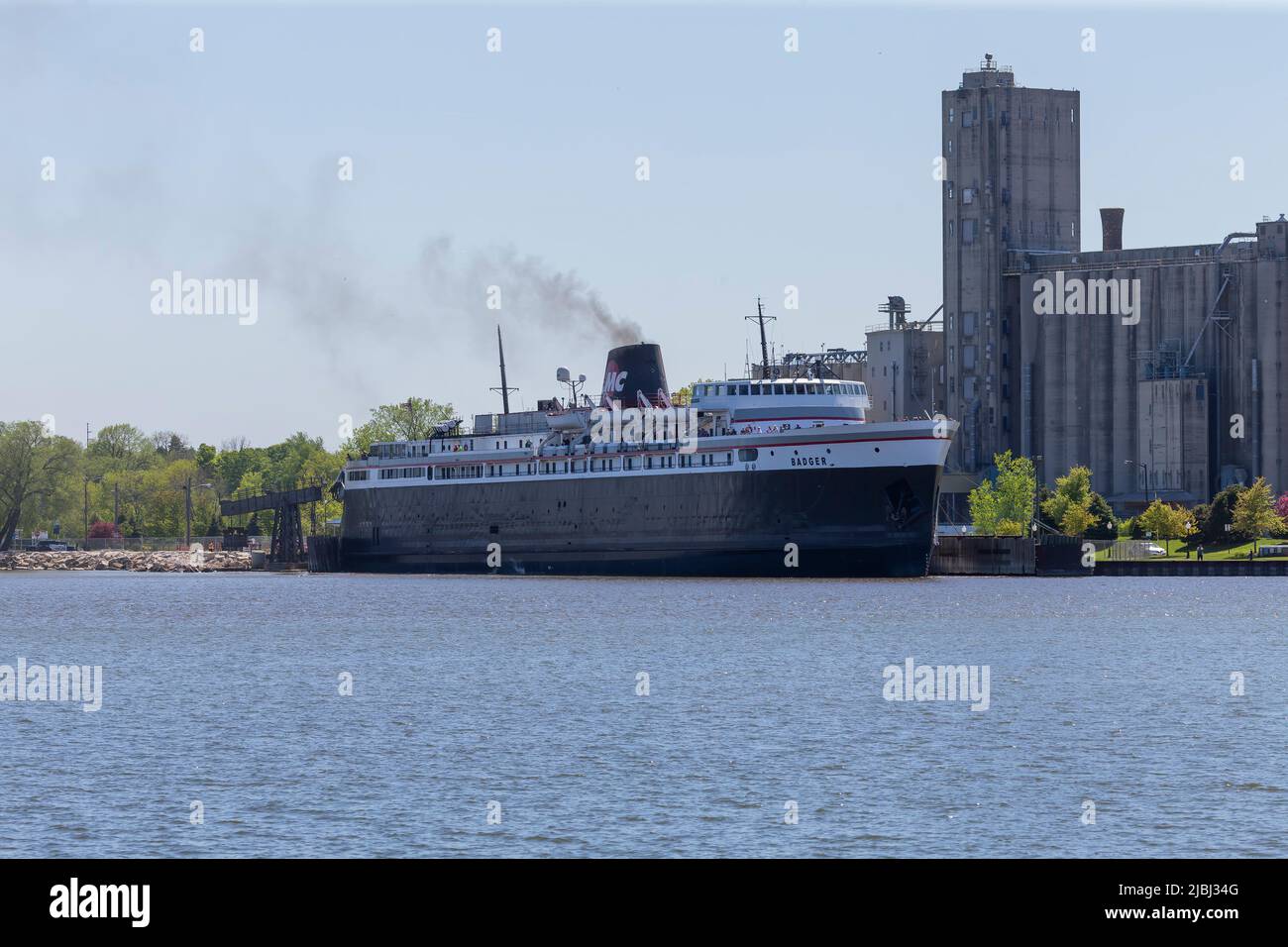 Manitowoc, WI USA June 3 2022 S.S. Badger Lake Michigan Carferry Boat