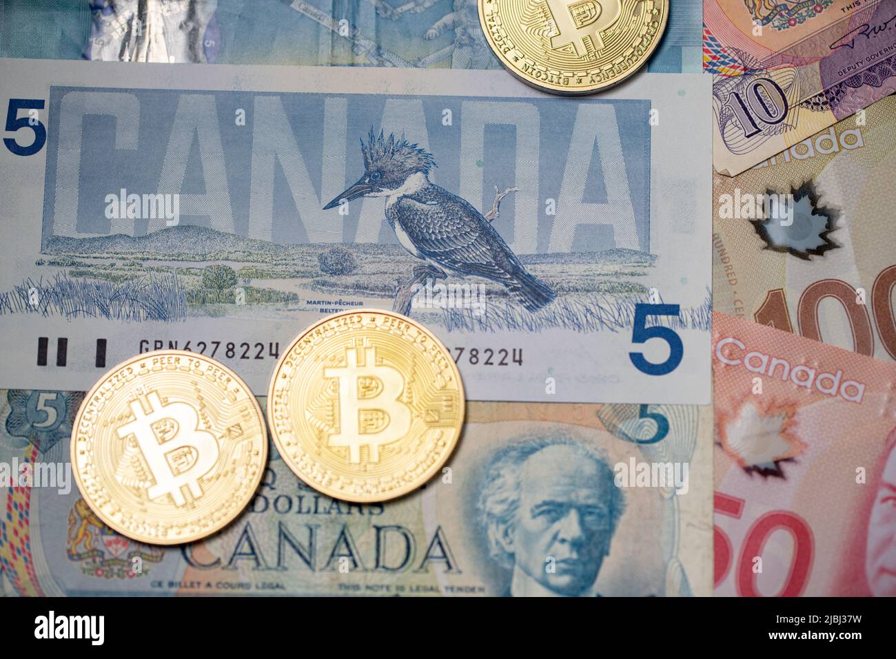 Canada gold coins hires stock photography and images Alamy