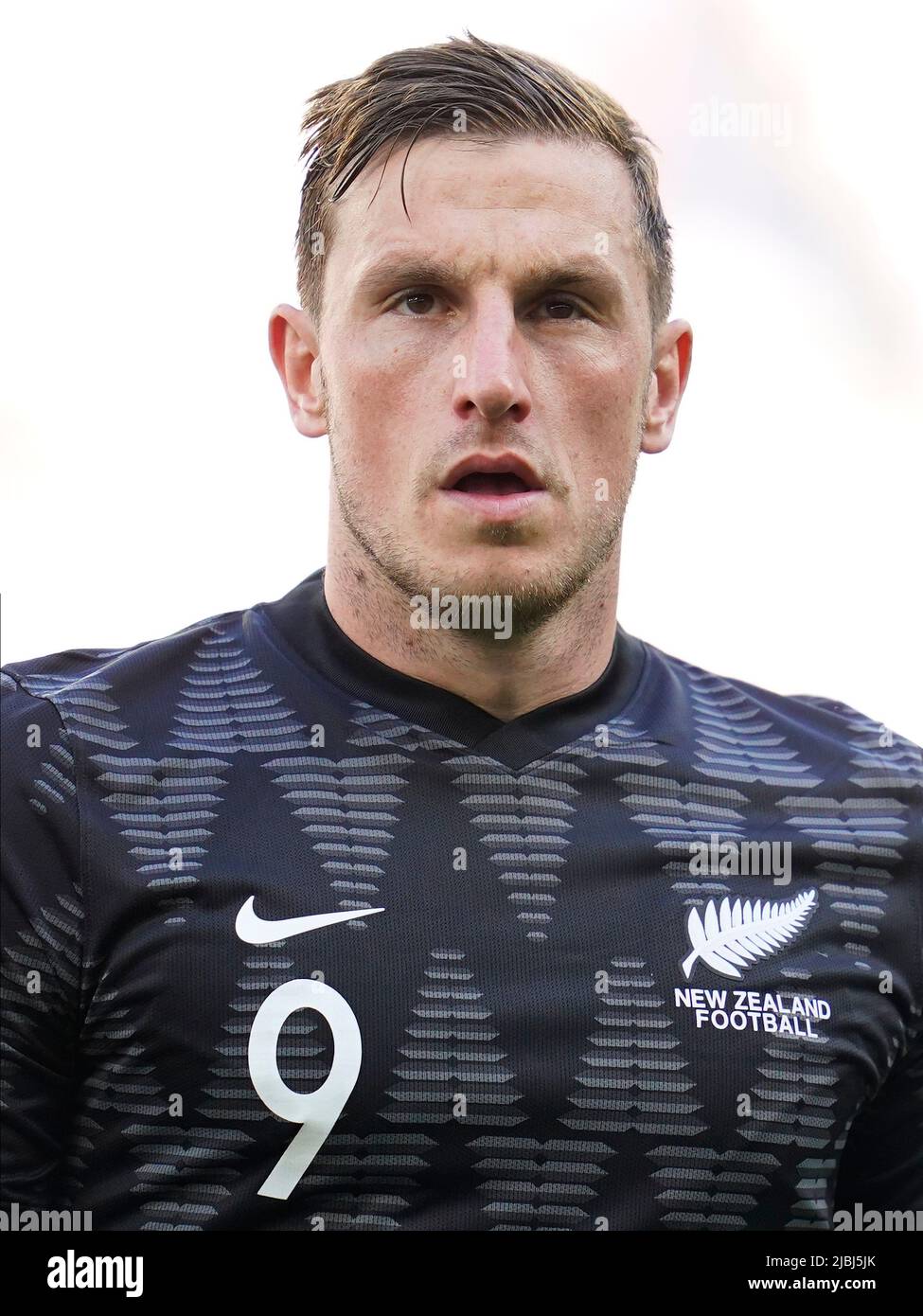 Chris Wood of New Zealand during the friendly match between Peru and New Zealand played at RCDE