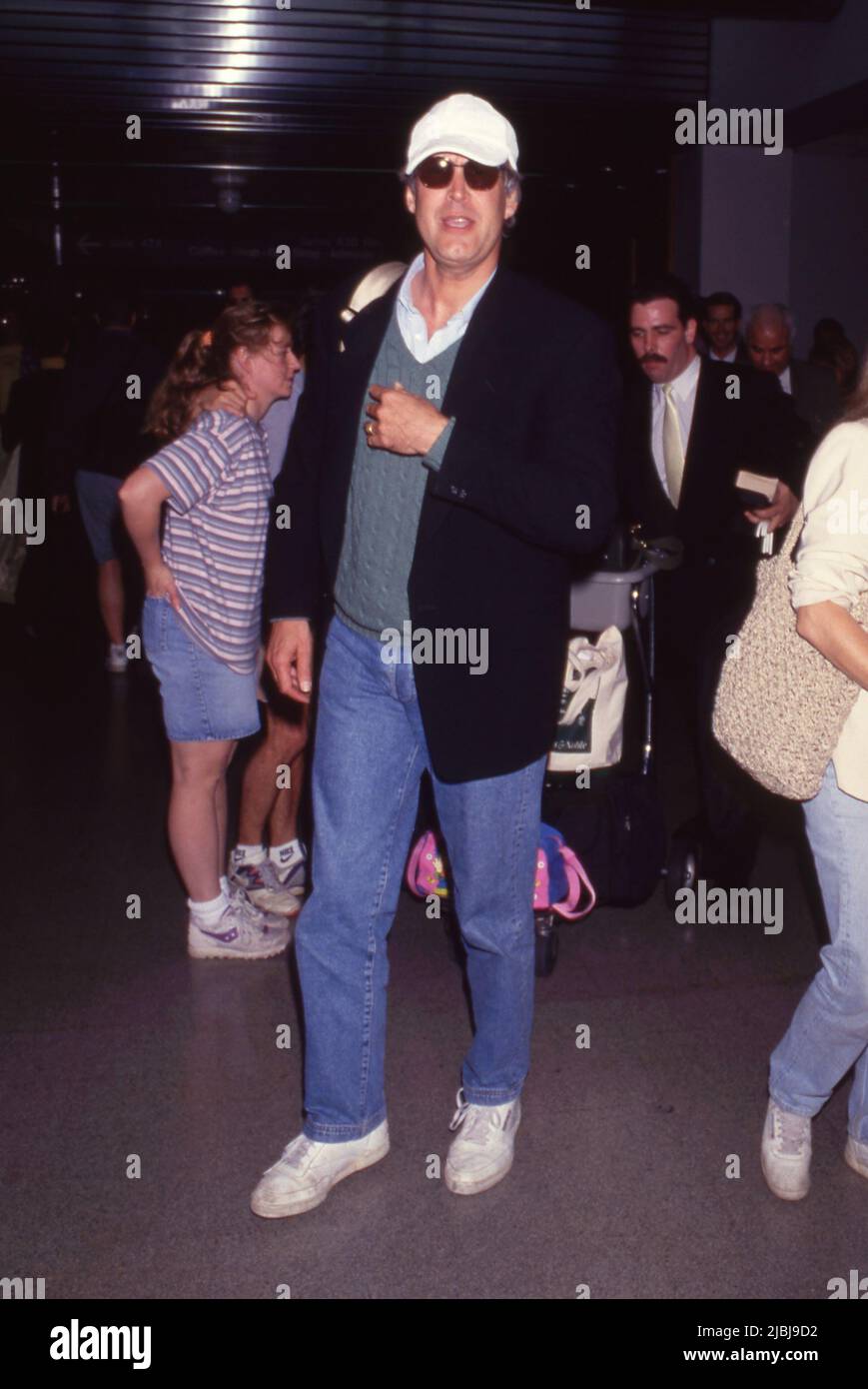 Chevy Chase 1994 Credit: Ralph Dominguez/MediaPunch Stock Photo - Alamy