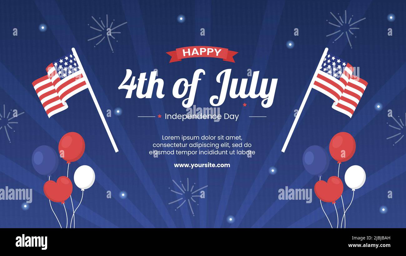 4th of July Happy Independence Day USA Vertical Social Media Template ...