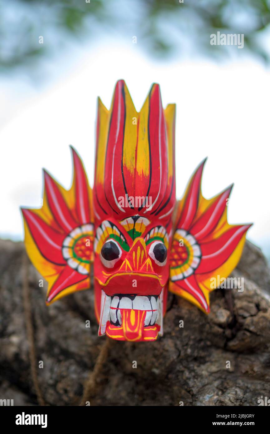 Srilankan Traditional Mask Stock Photo Alamy