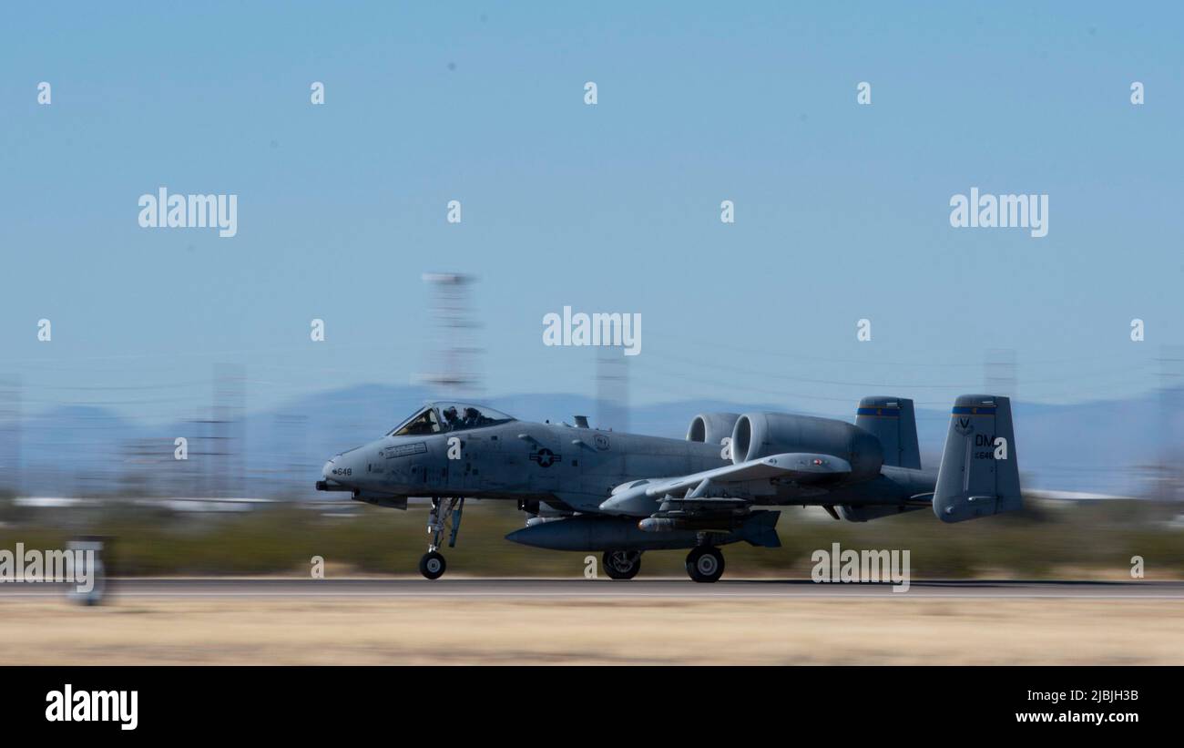 A U.S. Air Force A-10 Thunderbolt II pilot assigned to the 354th ...