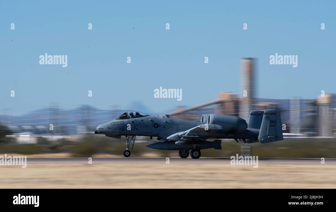 A U.S. Air Force A-10 Thunderbolt II pilot assigned to the 354th ...
