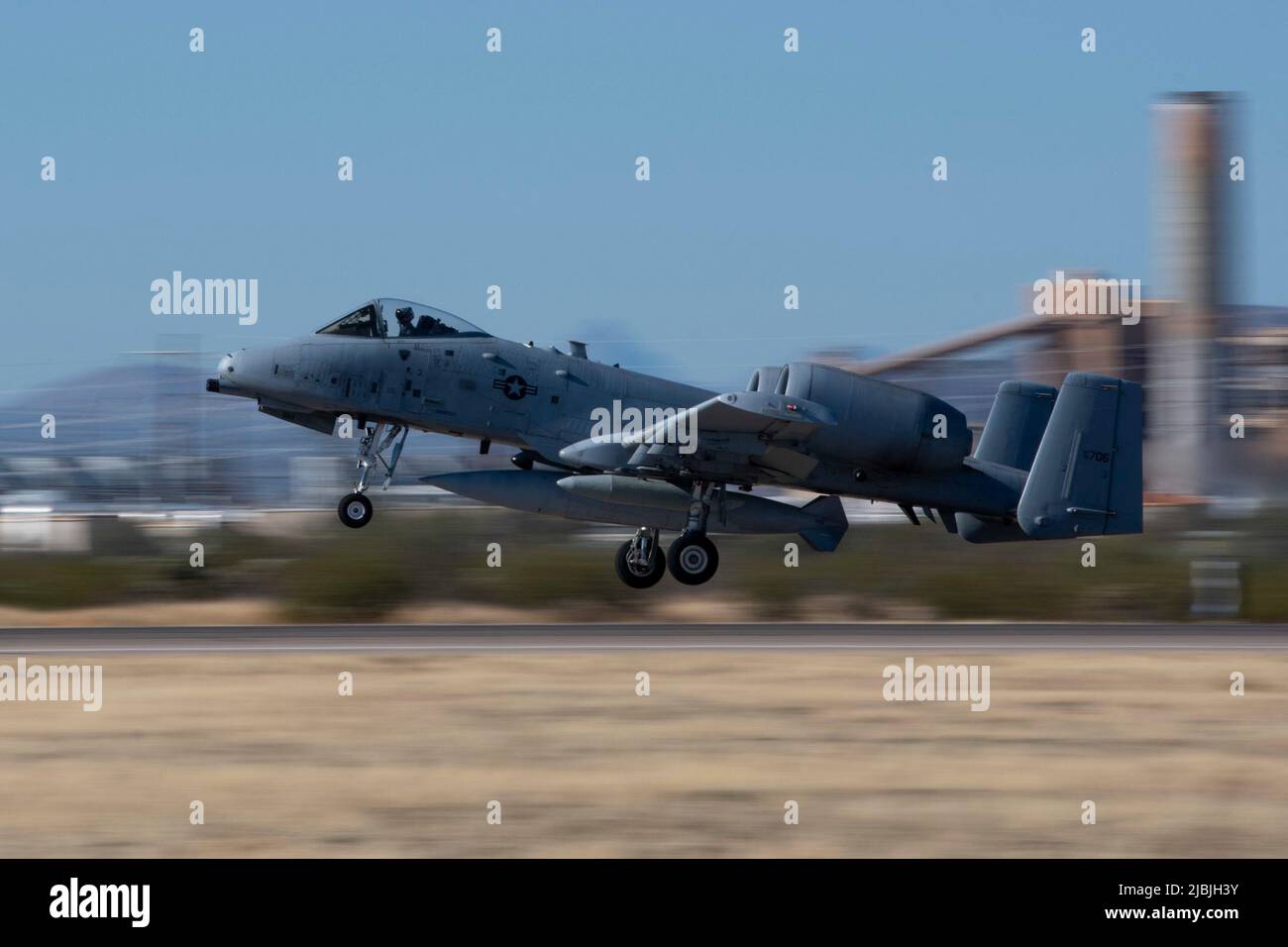 A U.S. Air Force A-10 Thunderbolt II pilot assigned to the 354th ...