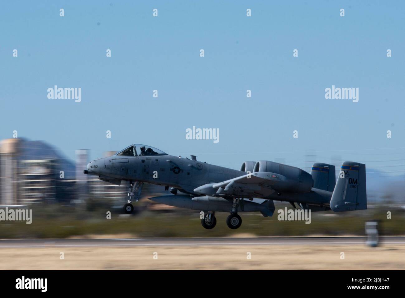 A U.S. Air Force A-10 Thunderbolt II pilot assigned to the 354th ...