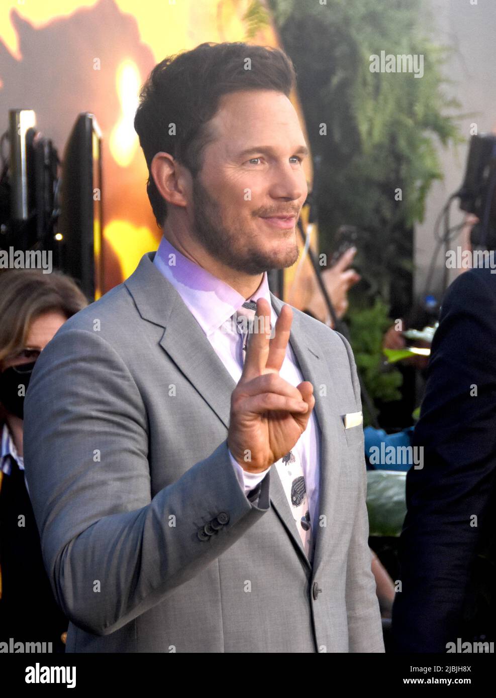 Hollywood, California, USA 6th June 2022 Actor Chris Pratt attends Universal Pictures Presents The World Premiere of 'Jurassic World Dominion' at TCL Chinese Theatre on June 6, 2022 in Hollywood, California, USA. Photo by Barry King/Alamy Live News Stock Photo