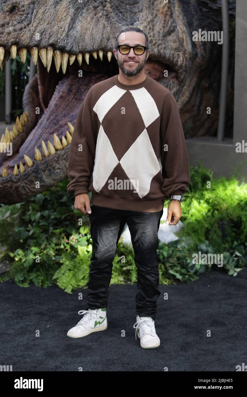 Los Angeles, USA. 07th June, 2022. Pete Wentz at 'Jurassic World: Dominion' World Premiere held at the TCL Chinese Theatre, Hollywood, CA, June 6, 2022. Photo Credit: Joseph Martinez/PictureLux Credit: PictureLux/The Hollywood Archive/Alamy Live News Stock Photo
