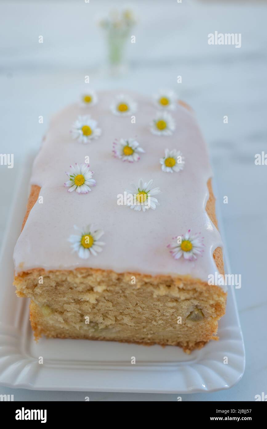 vanilla bundt cake Stock Photo