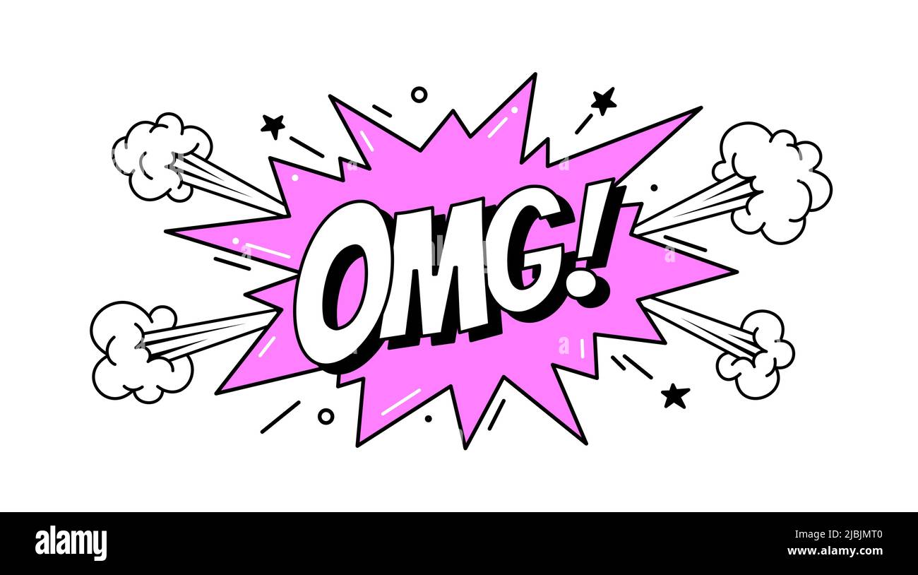 Speech Bubble Omg. Banner, speech bubble, poster and sticker concept, super funny style with text Omg. Explosion design, speech bubble, message omg for banner, poster, web. Vector Illustration Stock Vector Image & Speech Bubble Omg. Banner, speech bubble, poster and sticker concept, super funny style with text Omg. Explosion design, speech bubble, message omg for banner, poster, web. Vector Illustration Stock Vector Image &