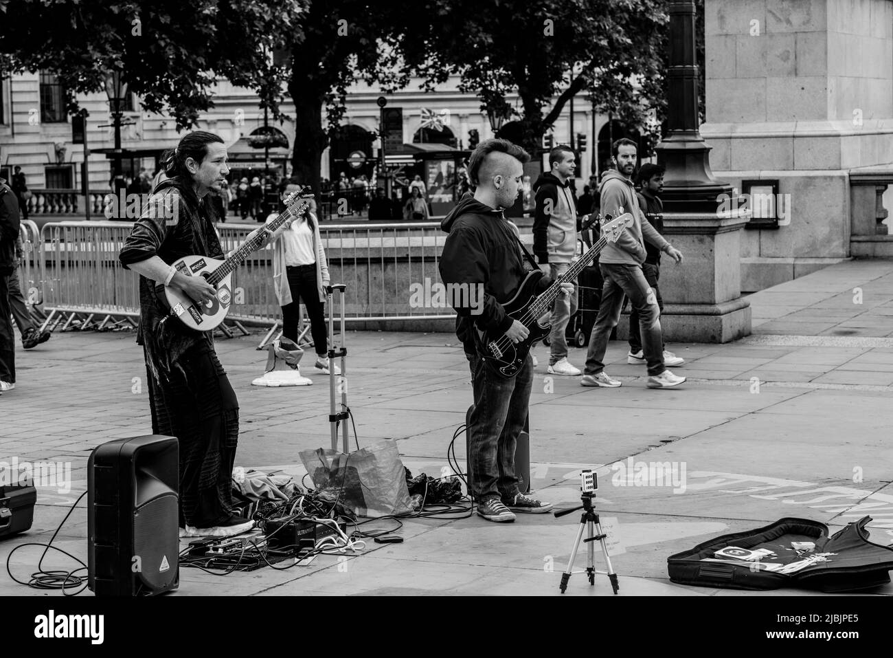 Queen jubilee flags Black and White Stock Photos & Images Alamy