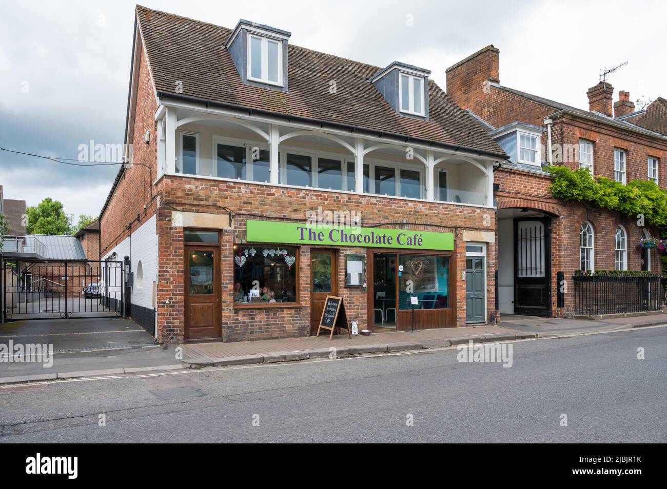 The Chocolate Cafe, an informal, popular cafe situated beside the river