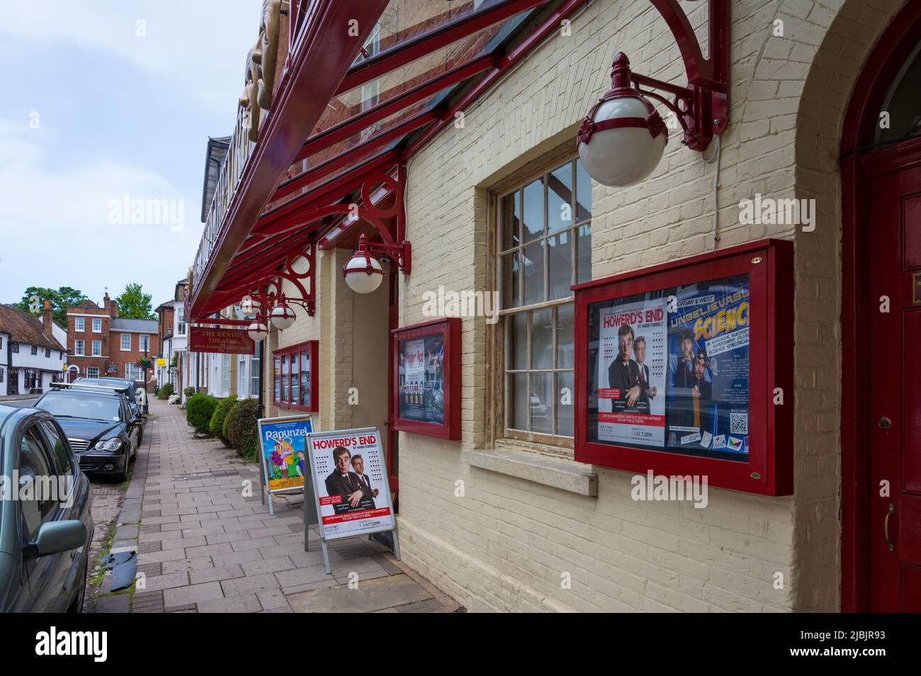 Exterior facade of The Kenton Theatre, a theatre and Grade II listed building in New Street, Henley on Thames, Oxfordshire, England, UK. Stock Photo
