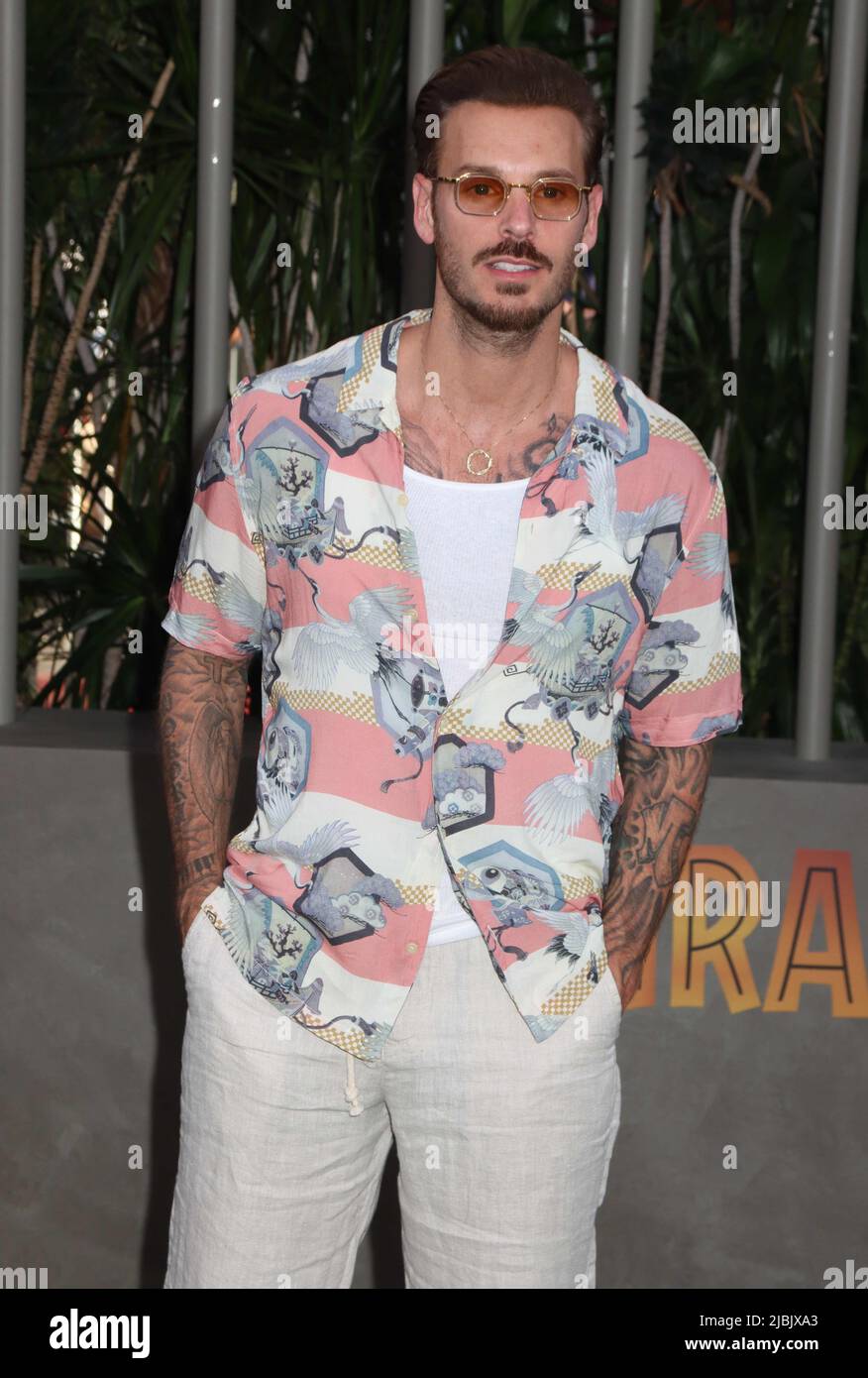 Hollywood, USA. 06th June, 2022. Matt Pokora 06/06/2022 The World Premiere of 'Jurassic World Dominion' at the TCL Chinese Theatre in Hollywood, CA Photo by Izumi Hasegawa/Hollywood News Wire Inc. Credit: Hollywood News Wire Inc./Alamy Live News Stock Photo