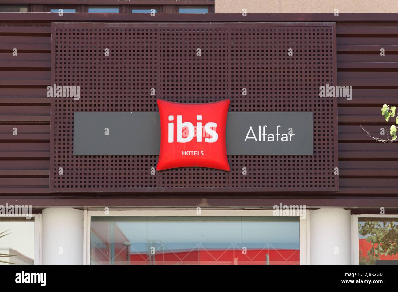 ALFAFAR, SPAIN - JUNE 06, 2022: Ibis is a French brand of economy hotels owned by Accor Stock Photo