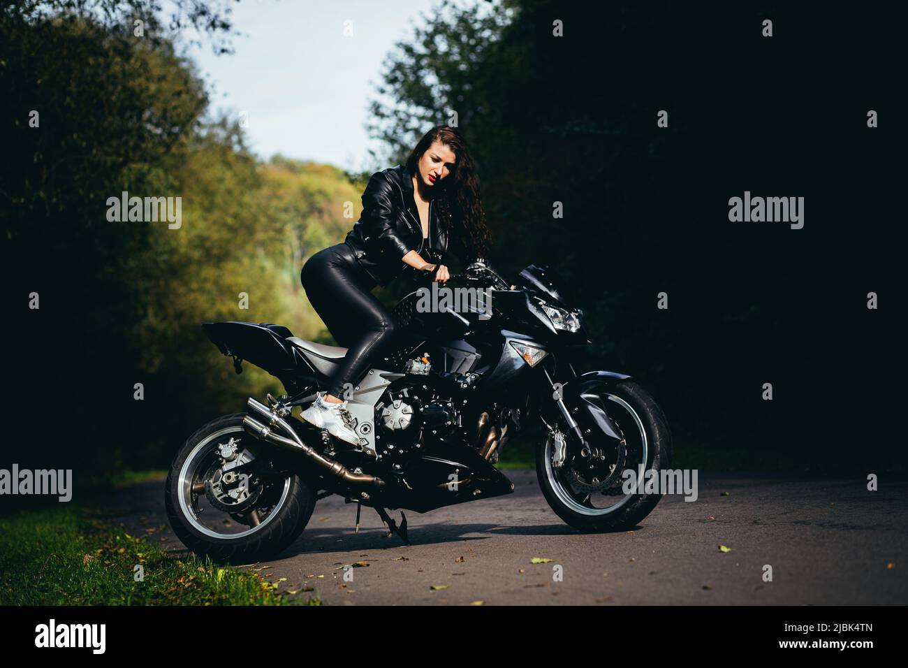woman riding motorcycle