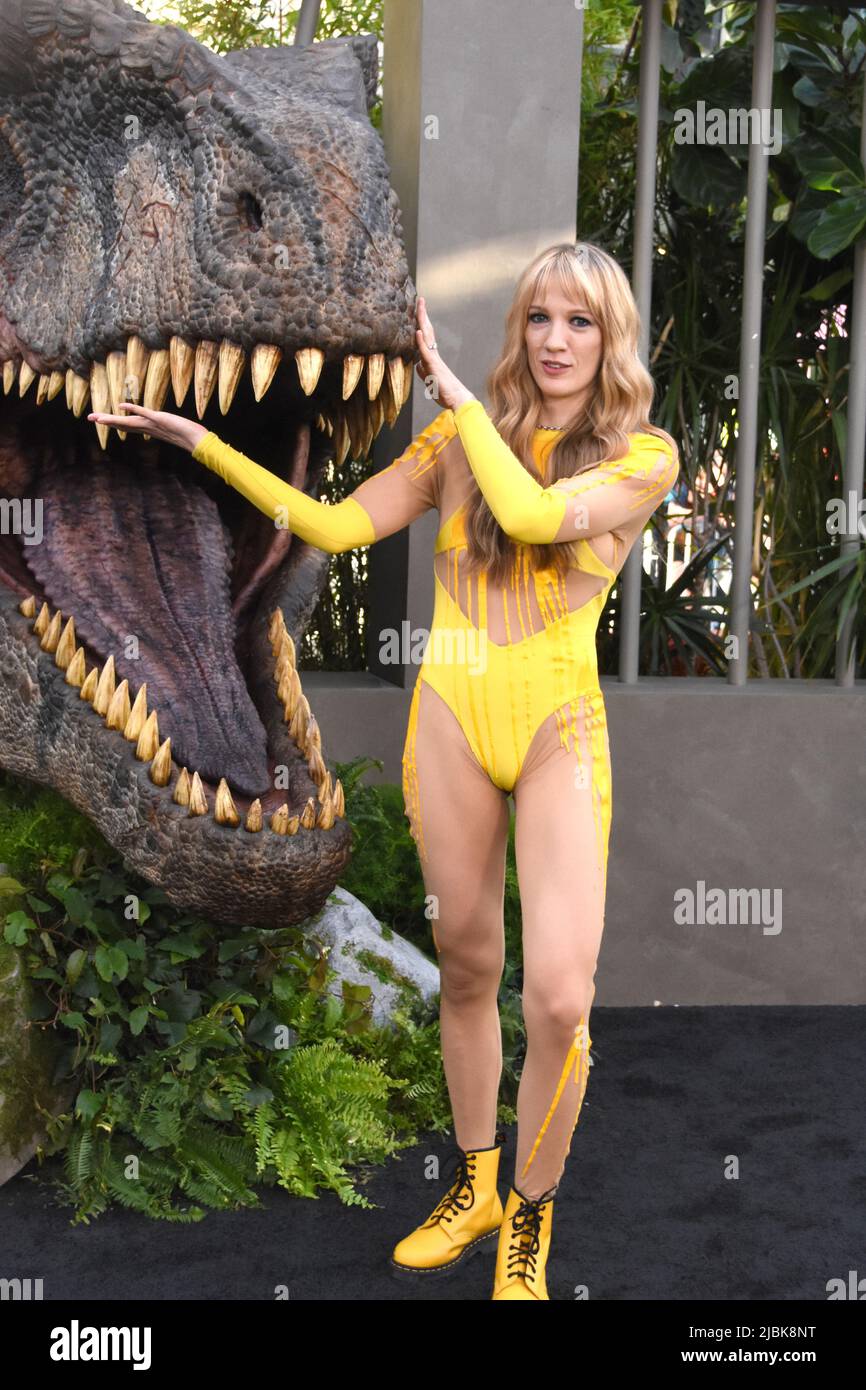 Hollywood, California, USA. 6th June, 2022. Screenwriter Emily Carmichael attends Universal Pictures Presents The World Premiere of 'Jurassic World Dominion' at TCL Chinese Theatre on June 6, 2022 in Hollywood, California, USA. Credit: Barry King/Alamy Live News Stock Photo