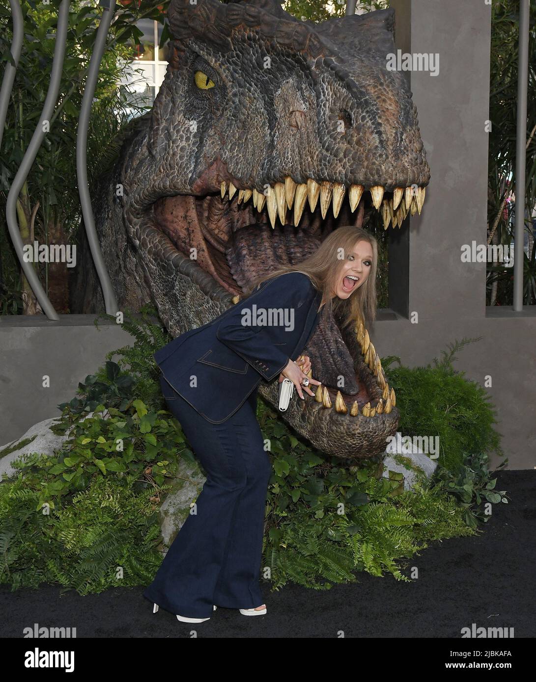 Ariana Richards arrives at the Universal Pictures' JURASSIC WORLD
