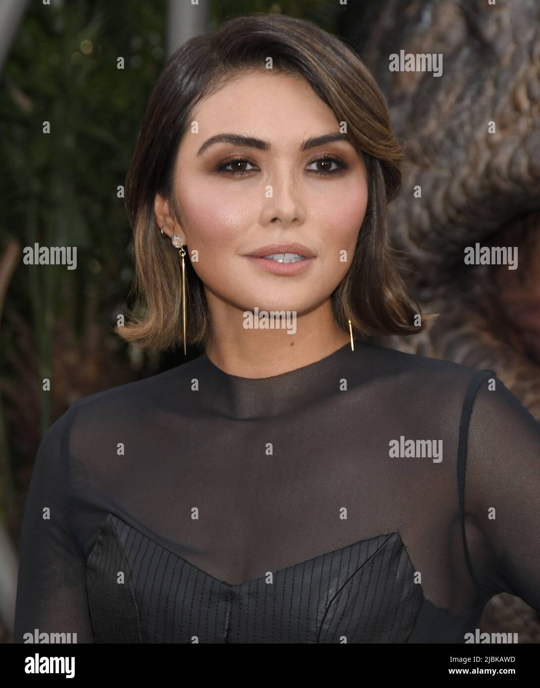 Daniella Pineda arrives at the Universal Pictures' JURASSIC WORLD