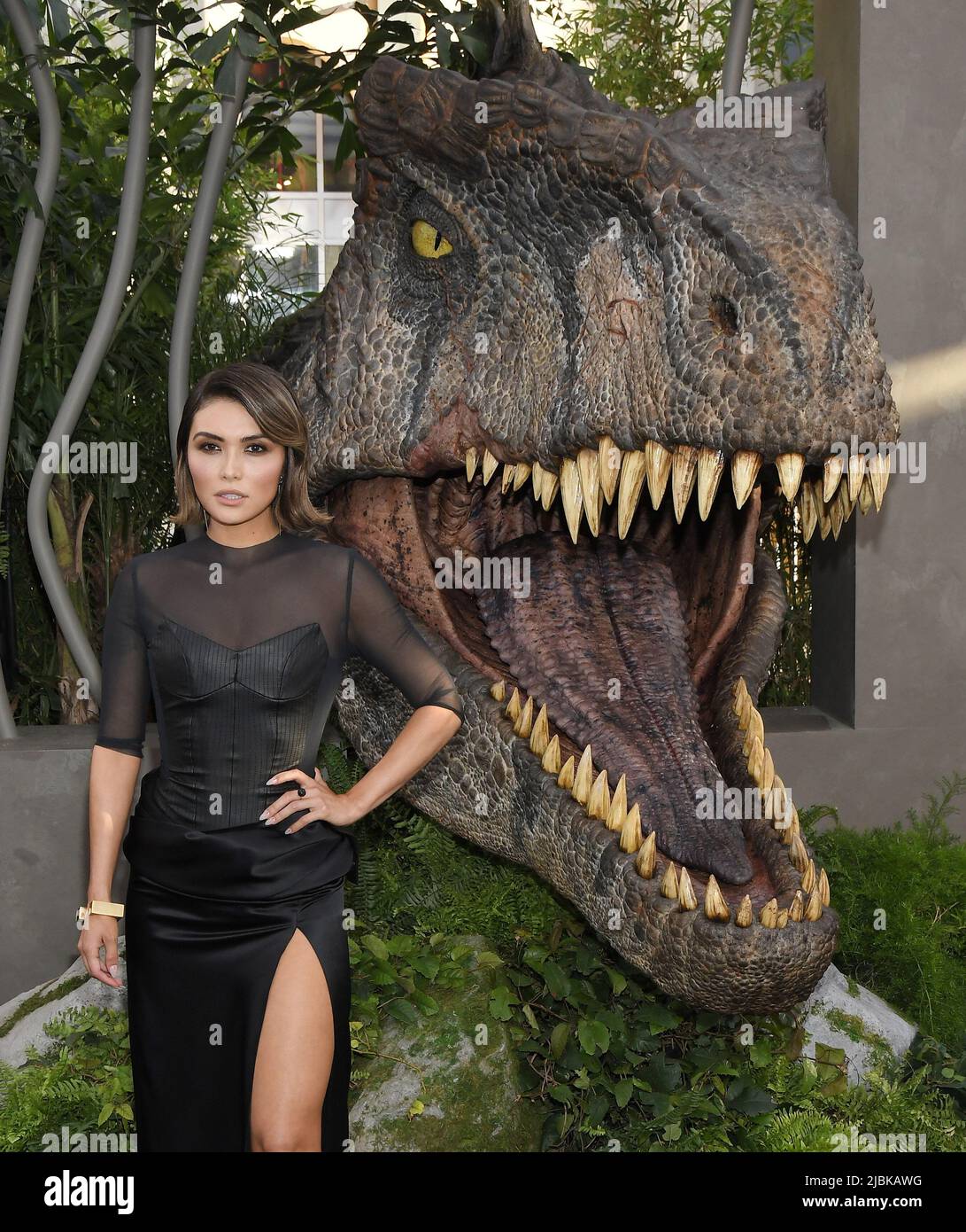 Daniella Pineda arrives at the Universal Pictures' JURASSIC WORLD