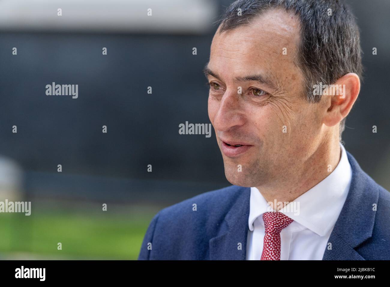 London, UK. 07th June, 2022. Damian Grammaticas BBC correspondent at 10 Downing Street London. Credit: Ian Davidson/Alamy Live News Stock Photo