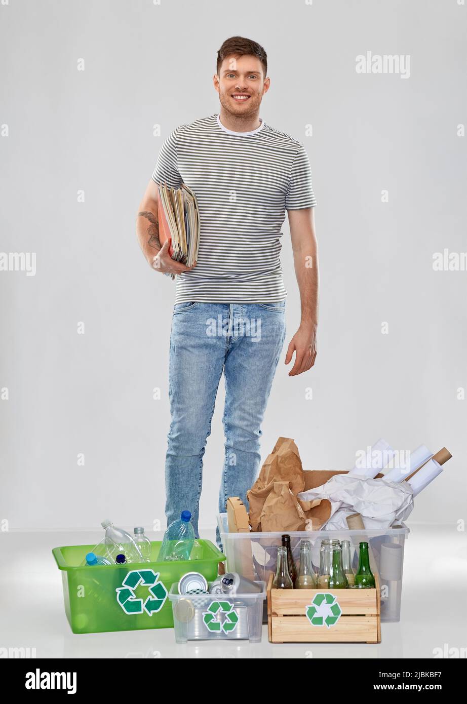 Metal man recycling hi-res stock photography and images - Alamy