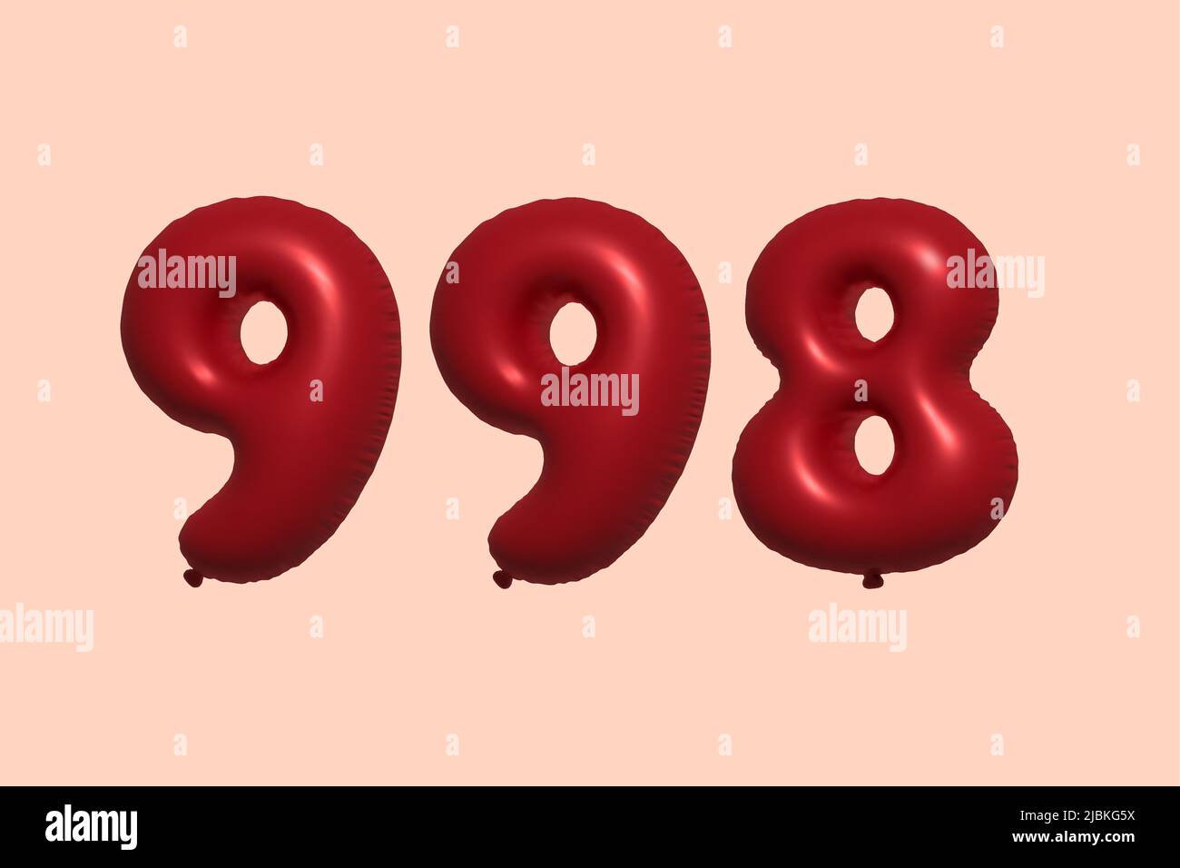 3d number 998 Stock Vector Images - Alamy