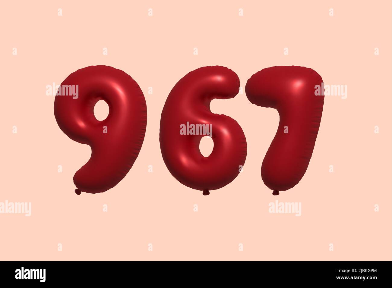 3d number 967 hi-res stock photography and images - Alamy