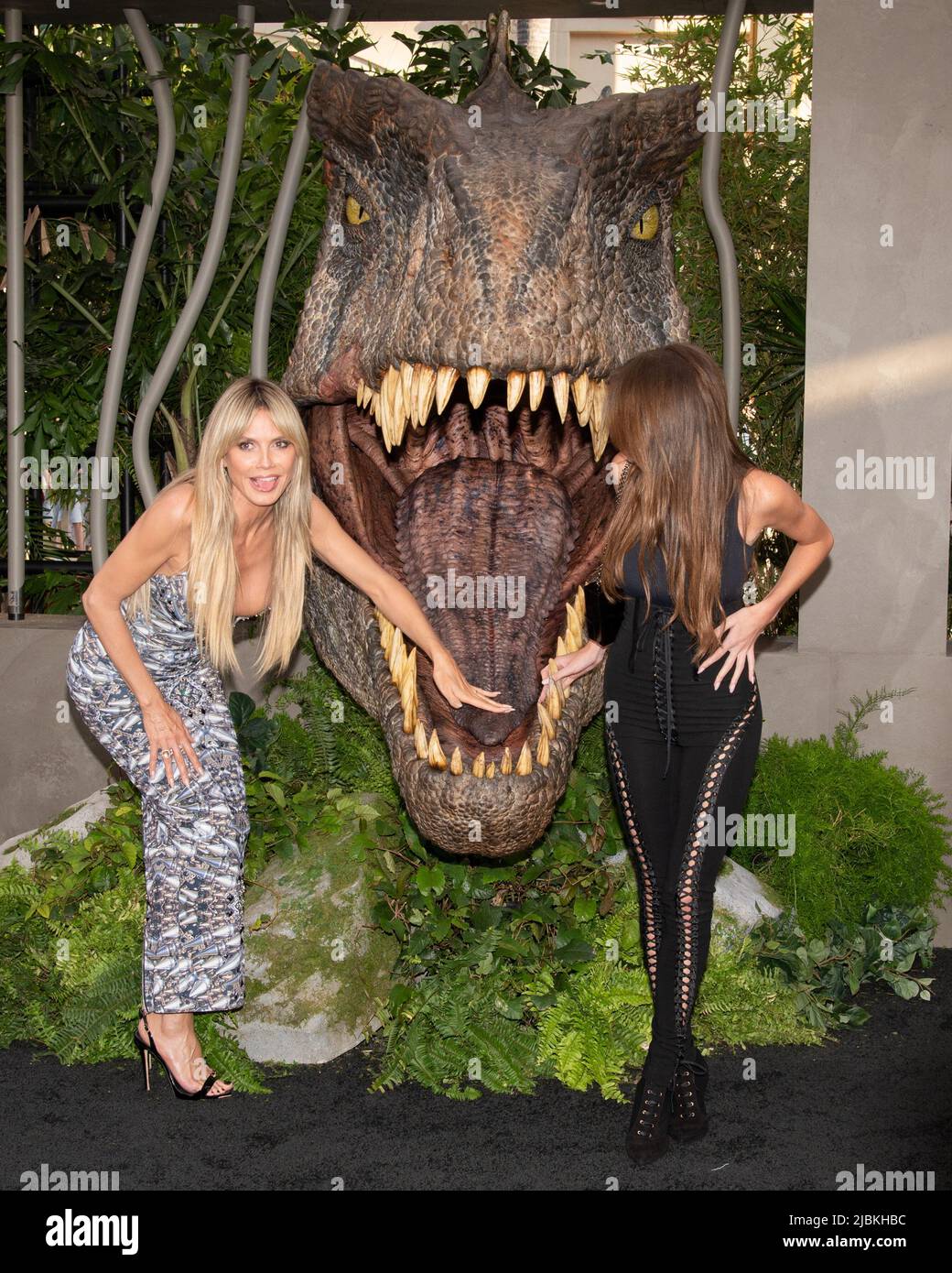 June 6, 2022, Hollywood, California, USA: Heidi Klum and Leni Olumi