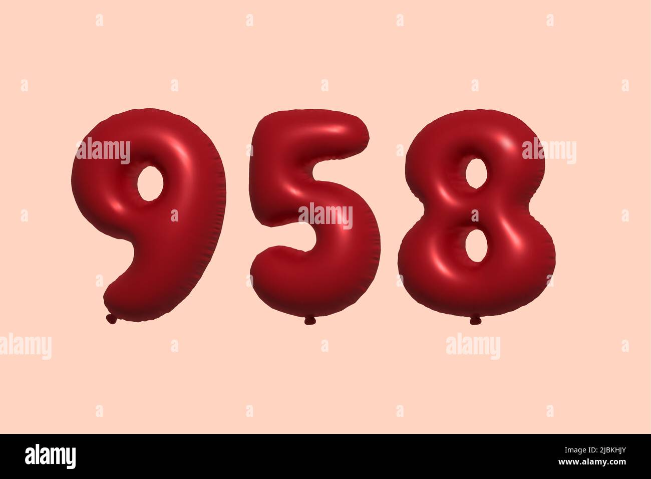 Balloon number 958 Stock Vector Images - Alamy