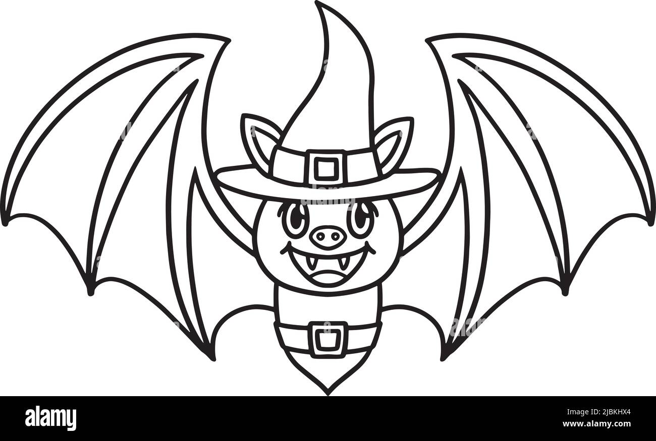 bats halloween coloring pages