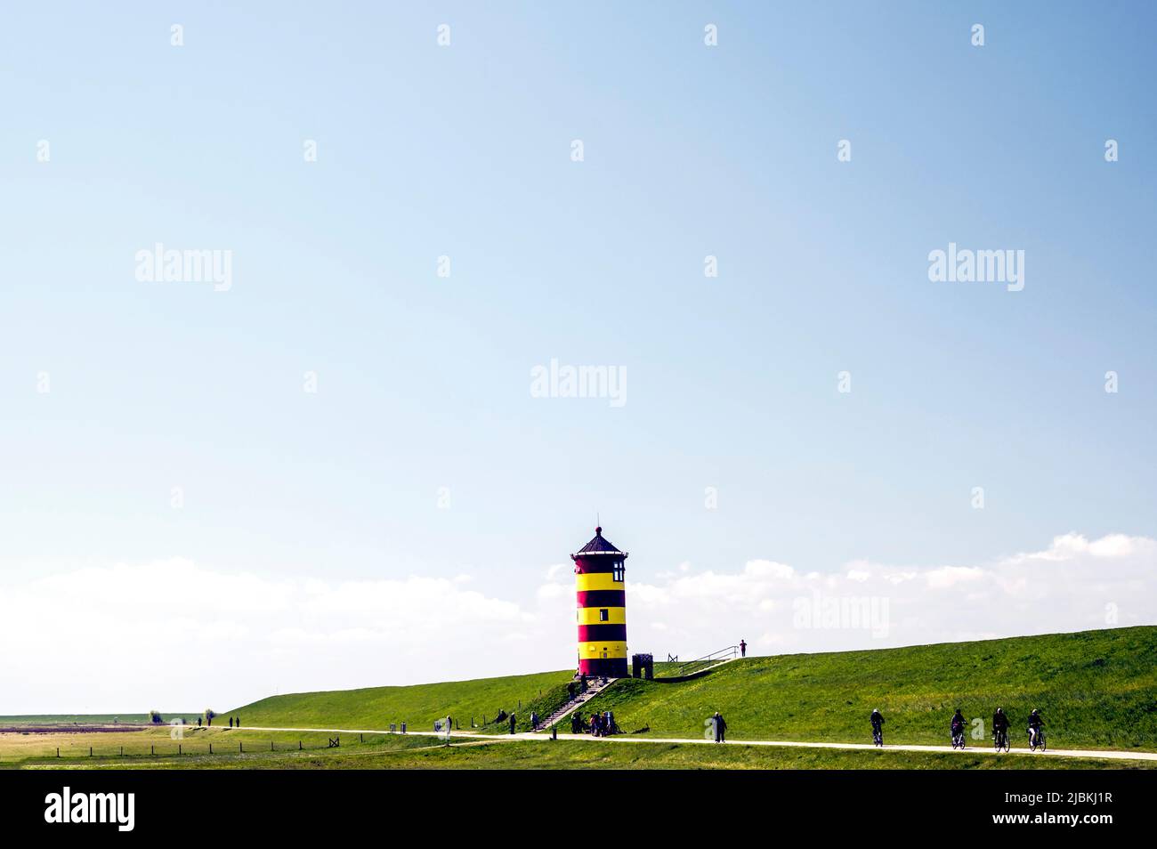 Pilsum (Ostfriesland): Leuchtturm Stock Photo