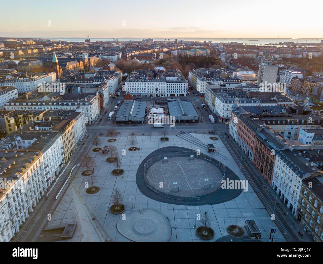 Israels Plads in Copenhagen, Denmark Stock Photo