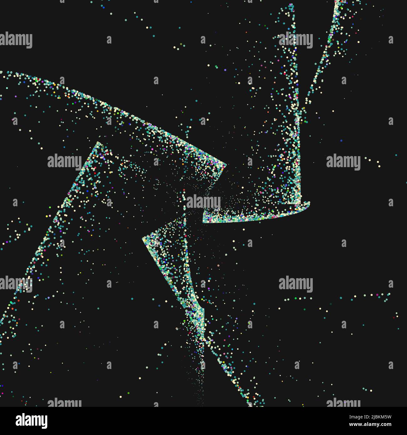 Noise gradient swirl algorithm example implementation illustration ...