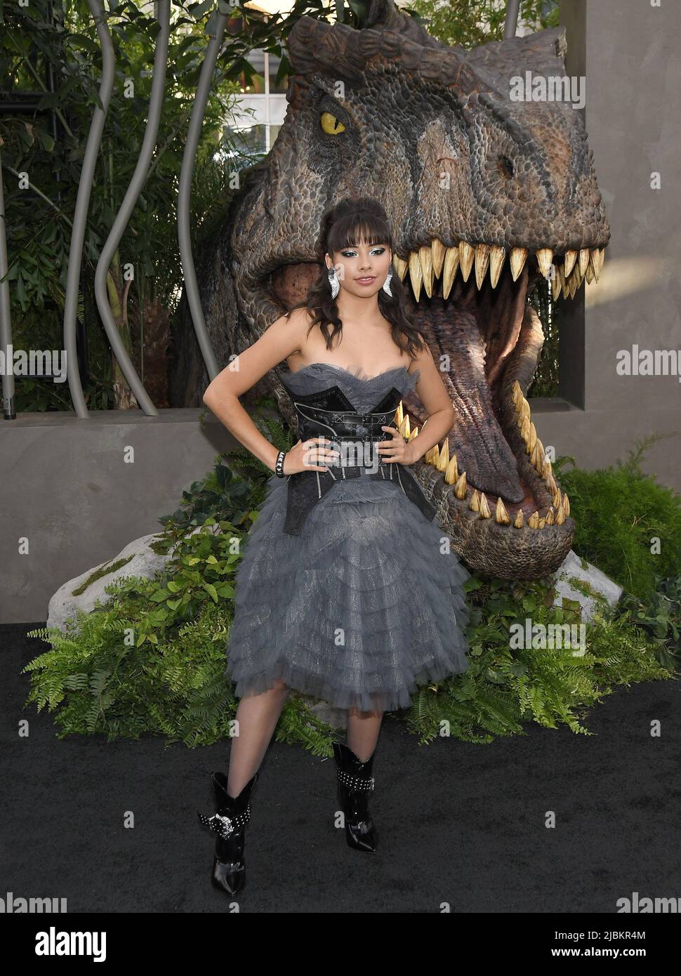 Xochitl Gomez arrives at the Universal Pictures' JURASSIC WORLD