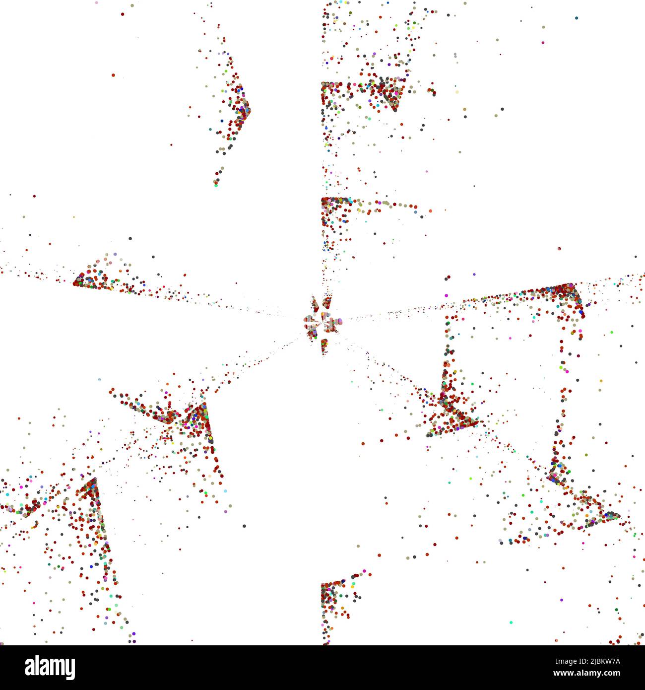 Noise gradient swirl algorithm example implementation illustration ...