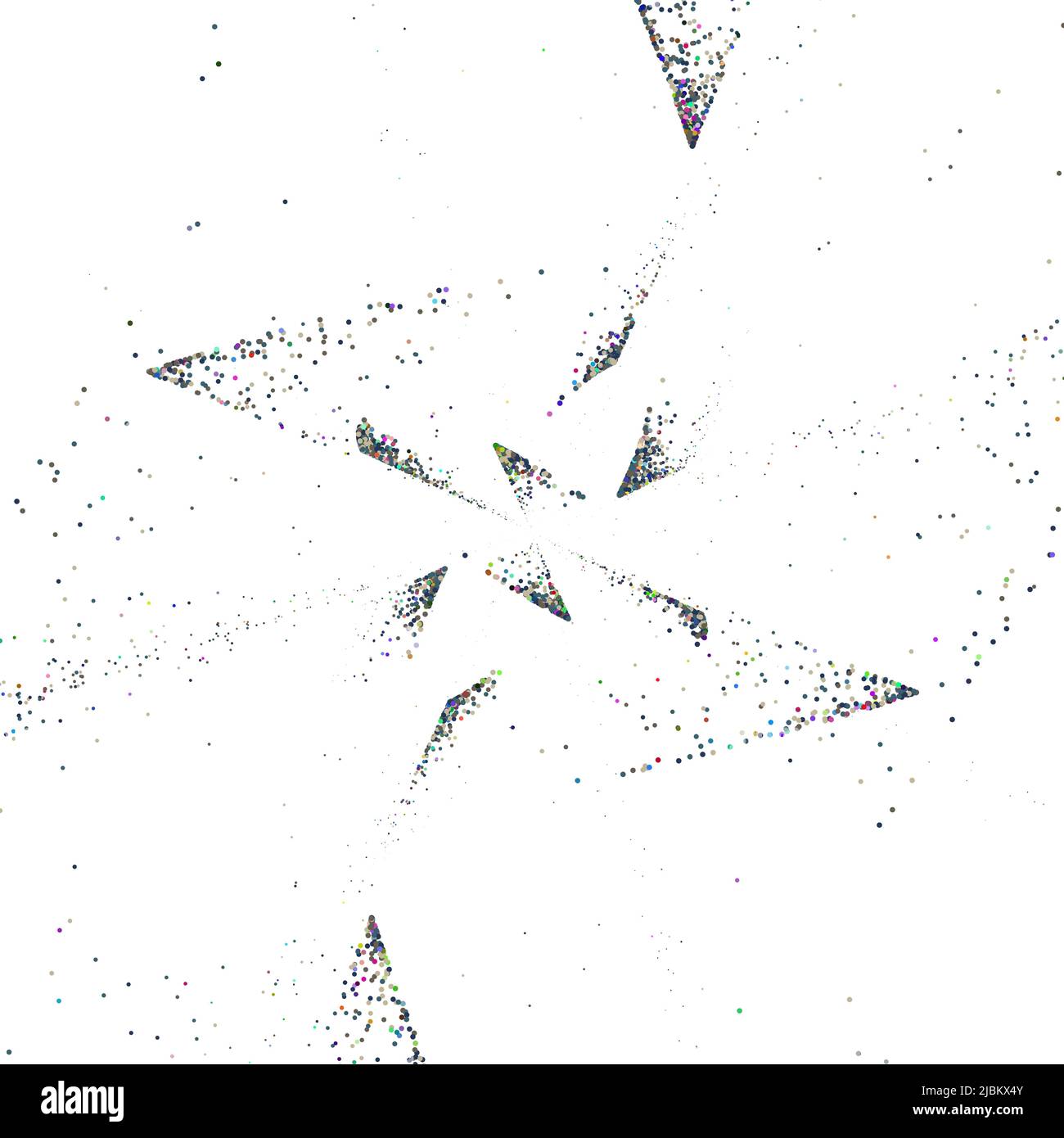 Noise gradient swirl algorithm example implementation illustration ...